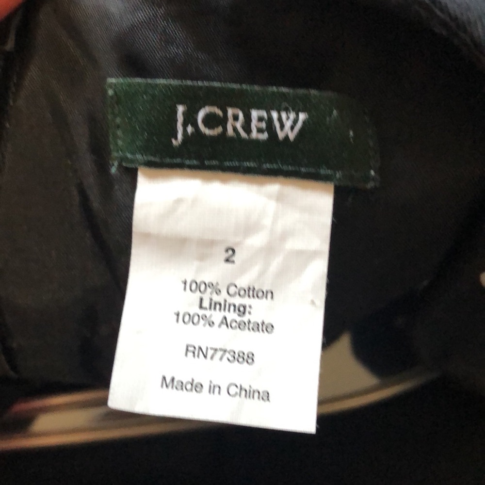 J. Crew Women’s Black Lined Dress - Picture 5 of 5